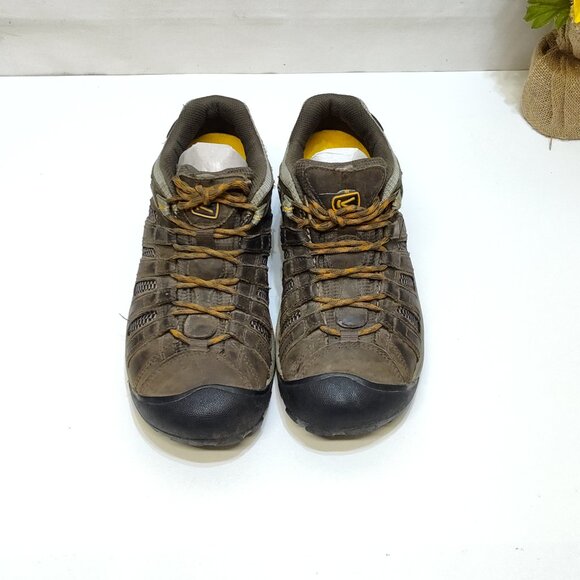 KEEN Voyageur Vented Hiking Shoes Men US 9M Leather Mesh Outdoor Water-Resistant - Picture 4 of 11